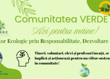 Asociația „Youth on the Move”, în parteneriat cu Asociația EUROMOVE NGO, a lansat oficial Proiectul V.E.R.D.E. – Viitor Ecologic prin Responsabilitate, Dezvoltare și Educație